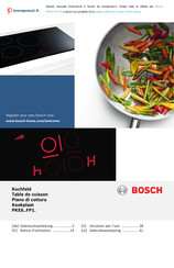 Bosch PKE6 FP1 Serie Gebrauchsanleitung
