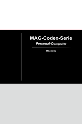 MSI MAG-Codex Serie Bedienungsanleitung