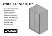 RAVAK CSDL2 - 120 Montageanleitung