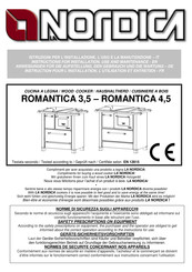 LA NORDICA ROMANTICA 3,5 Anweisungen Für Die Aufstellung, Den Gebrauch Und Die Wartung
