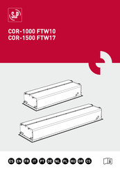 S&P COR-1500 FTW17 Bedienungsanleitung