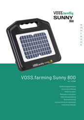 VOSS.farming Sunny 800 Bedienungsanleitung