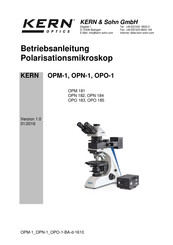 KERN Optics OPN 184 Betriebsanleitung