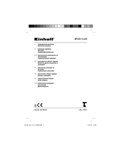 EINHELL BT-CD 14,4/3 Originalbetriebsanleitung