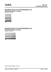 Gira 1046 00 Bedienungsanleitung