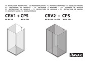 RAVAK CRV1 90 Montageanleitung