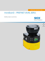 SICK microScan3 PROFINET Bedienungsanleitung