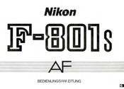 Nikon F-801S Bedienungsanleitung