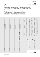 Esco systeQ-M-SL-ESC Montageanleitung