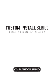 Monitor Audio CUSTOM INSTALL CT165-T2 Produkt- Und Installationshandbuch