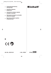 EINHELL 01029 Originalbetriebsanleitung