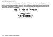 Moto Guzzi V85 TT 2020 Bedienungsanleitung