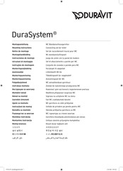 Duravit DuraSystem WD1020 000 000 Montageanleitung