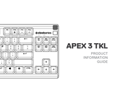 SteelSeries APEX 3 TKL Bedienungsanleitung