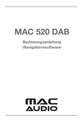 MAC Audio MAC 520 DAB Bedienungsanleitung