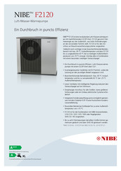Nibe F2120 series Bedienungsanleitung
