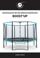 Trampolin Technik BOOST'UP Montageanleitung Und Gebrauchsanweisung