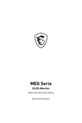 MSI MEG 342C QD-OLED Benutzerhandbuch