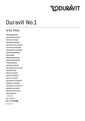 Duravit N1 7950 Montageanleitung