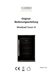 CASO DESIGN WineDuett Touch 12 Bedienungsanleitung