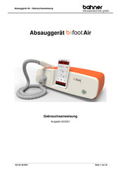 Bahner Feinwerktechnik b-on-foot Air Gebrauchsanweisung