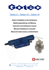 Gotec Tattoo 16 Bedienungsanleitung