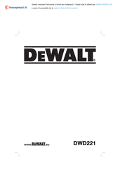 DeWalt DWD221-QS Originalanweisungen