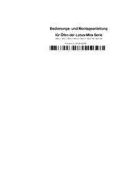 Lotus Mira 1 Bedienungs- Und Montageanleitung