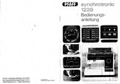 Pfaff synchtronic 1229 Bedienungsanleitung
