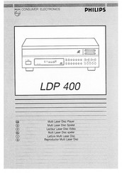 Philips LDP 400 Bedienungsanleitung