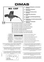 DIMAS MX 120F Wartungsanleitung