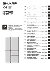 Sharp SJ-WX830F Bedienungsanleitung