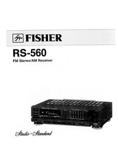 Fisher RS-560 Bedienungsanleitung