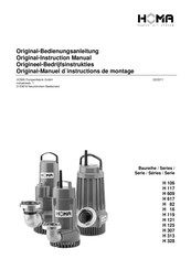 Homa H 121-Serie Original Bedienungsanleitung