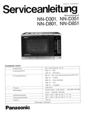Panasonic NN-D851 Serviceanleitung