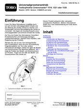 Toro 319000375 Installationsanweisungen