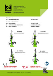 Zipper ZI-HS22EZ Betriebsanleitung