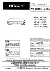 Hitachi VT-M210E Serie Bedienungsanleitung