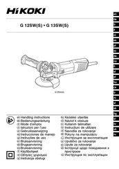 HIKOKI G 13SWS Bedienungsanleitung