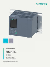 Siemens 6ES7516-3TN00-0AB0 Gerätehandbuch