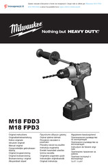 Milwaukee M18 FDD3 Originalbetriebsanleitung