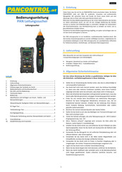 PANCONTROL PAN Bedienungsanleitung