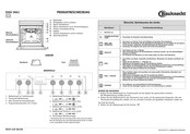 Bauknecht ESZH 5963 Produktbeschreibung