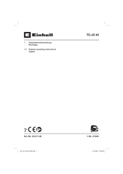 EINHELL TC-JS 85 Originalbetriebsanleitung