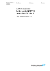 Endress+Hauser NRF590 Einbauanleitung