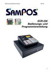 sampos ECR-220 Bedienungs- Und Programmieranleitung