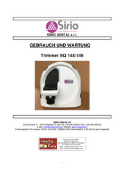Sirio SQ 149 Gebrauch Und Wartung