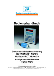 DEUTSCHMANN AUTOMATION ROTARNOCK 3 Bedienerhandbuch