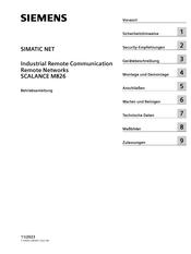 Siemens SIMATIC NET SCALANCE M826-2 Betriebsanleitung