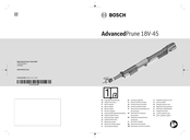Bosch AdvancedPrune 18V-45 Originalbetriebsanleitung